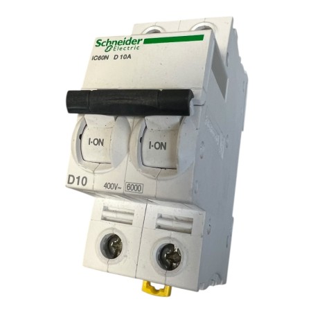 SCHNEIDER ELECTRIC A9F75210 Disjoncteur Acti9 iC60N 2P 10A