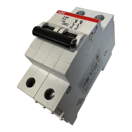 ABB 2CDS252001R0041 Disjoncteur S202-D4 2P 4A 6kA