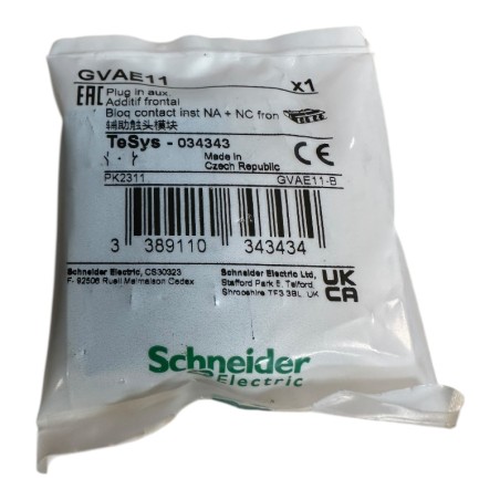 SCHNEIDER ELECTRIC GVAE11 / 034343 BLOC CONTACT