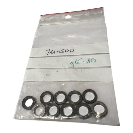 LOT DE 10 SITEC 711.0500 Bague d'appui pour vanne manuelle HP 1000 bar