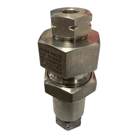 PARKER 60BF4433 Raccord Haute Pression Bulkhead Coupling 1/4"