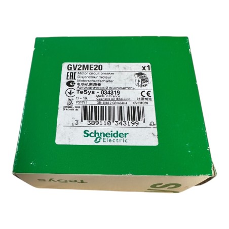 SCHNEIDER ELECTRIC GV2ME20 / 034319 DISJONCTEUR MOTEUR