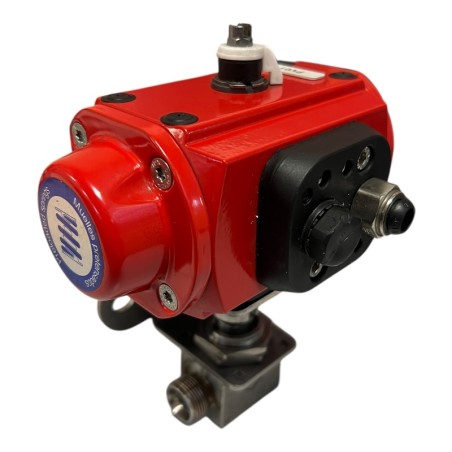 KIT HAM-LET H-800 A2C Vanne à bille + A2S Actionneur pneumatique