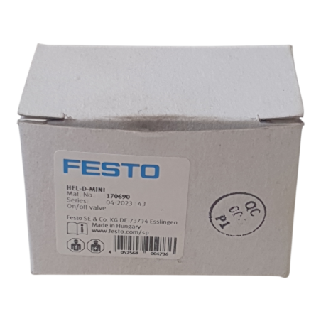 FESTO 170690 HEL-D-MINI DISTRIBUTEUR DE MISE EN CIRCUIT