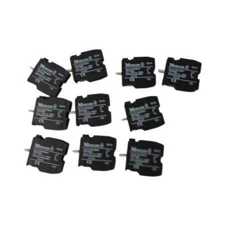 Lot de 10 MOELLER EK10 Bloc de contact 10A 600V I 1A 250V DC