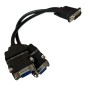 KIT MATROX 16123-00 G450MMS Câble LFH-60 vers DVI double + 2 adaptateurs DVI/VGA