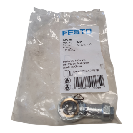 FESTO 9254 SGS-M6 CHAPE A ROTULE