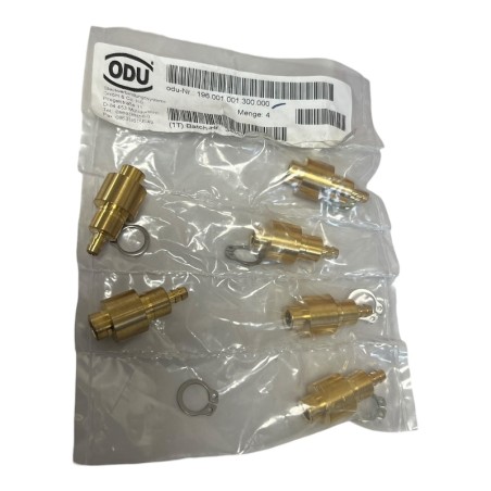LOT DE 6 ODU 196.001.001.300.000 Raccord pneumatique mâle
