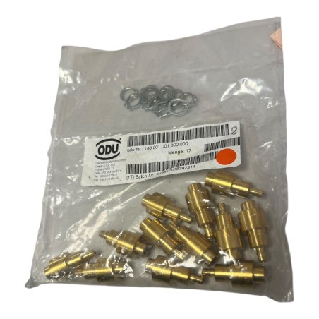 LOT DE 12 ODU 196.001.001.300.000 Raccord pneumatique mâle