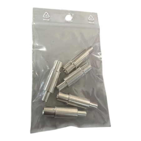 LOT DE 5 ODU 180.490.000.301.000 Pin 5mm Short 10.0 qmm Crimp Termination