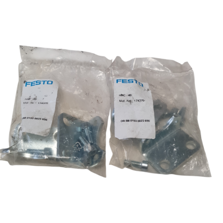 LOT DE 2 FESTO 174370 HNC-40 FIXATION PAR PATTES