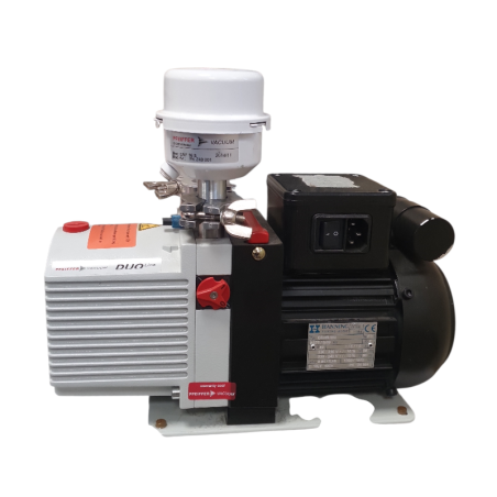 PFEIFFER VACUUM DUO 1.6 Pompe à palettes rotative PK D56 712 A + HANNING E6x4B-559