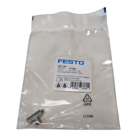 FESTO 175040 GRLZ-M3 LIMITEUR DE DEBIT UNIDIRECTIONNEL