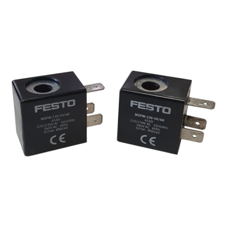 LOT DE 2 FESTO 4540 MSFW-230-50/60 BOBINE