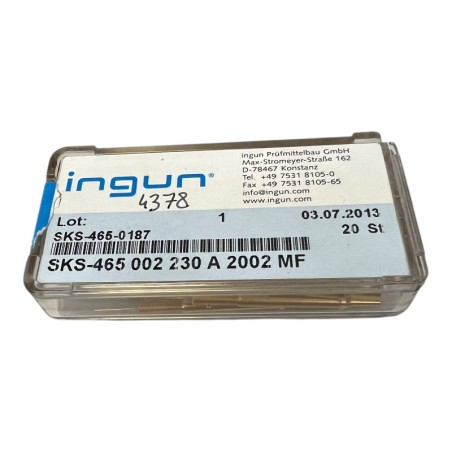 BOITE DE 20 INGUN SKS-465 002 230 A 2002 MF Aiguille de test