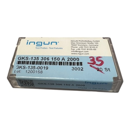 BOITE DE 35 INGUN GKS-135 306 150 A 2000 MF Aiguille de test