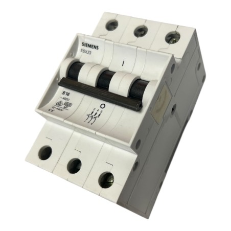 SIEMENS 5SX23 B16 Disjoncteur 3P 16A
