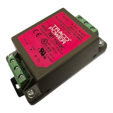 TRACO POWER TMT 15212C  Alimentation enfichable 15W AC/DC