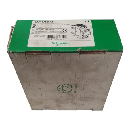 SCHNEIDER ELECTRIC 940870 LC1D50AP7 CONTACTEUR TRIPOLAIRE