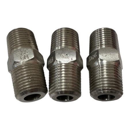 LOT DE 3 SANS MARQUE Raccord Mâle 1/2" x  Mâle 1/2"