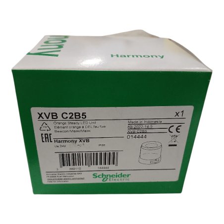 TELEMECANIQUE XVB C2B5 ELEMENT ORANGE A DEL FEU FIXE