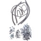 Lot de colliers de serrages, tubes inox, joints, filtres pour pompe