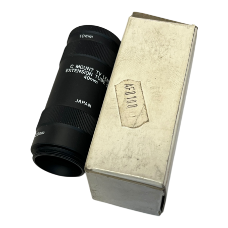 SANS MARQUE C MOUNT TV LENS EXTENSION TUBE SET 40/20/10mm