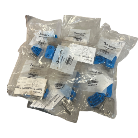 LOT DE 7 SWAGELOK 304-S3-PP-12T KIT Support boulonné pour tube en plastique 3/4