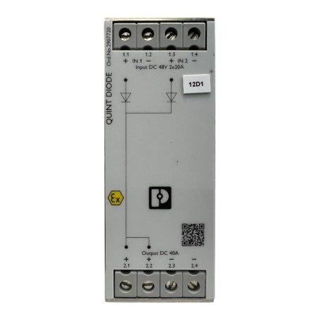 PHOENIX CONTACT 2907720 QUINT4-DIODE/48DC/2X20/1X40 Module de redondance