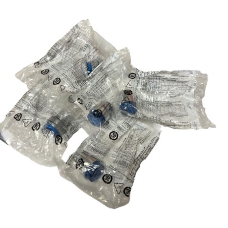 LOT DE 5 SCHNEIDER ELECTRIC ZB2BW16C Tête de bouton-poussoir lumineuse