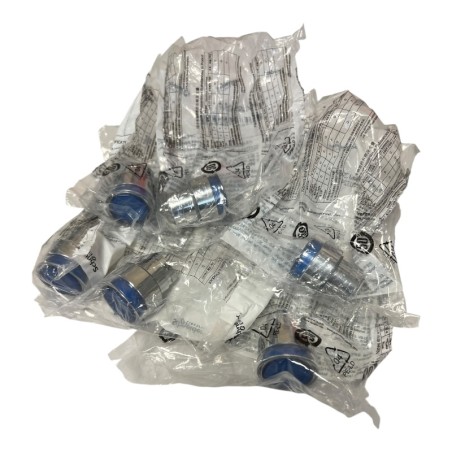 LOT DE 6 SCHNEIDER ELECTRIC ZB2BW36C Tête pour bouton-poussoir lumineux bleu