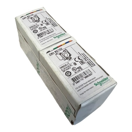 LOT DE 2 SCHNEIDER ELECTRIC ZB4BZ102 Corps de bouton Harmony 1 contact NO