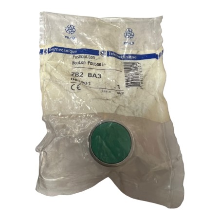 TELEMECANIQUE ZB2BA3 Tête de bouton poussoir vert