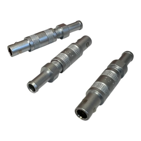 LOT DE 3 LEMO FFA.00.250.CTAC31Z Connecteurs Coaxial 50 ohm RF