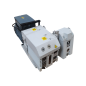LEYBOLD VACUUM D16 B Pompe à vide à vanne rotative + AF 16-25 + LEROY LS90PR/T
