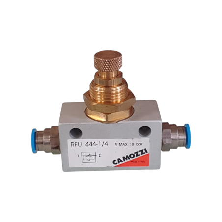 CAMOZZI RFU 444-1/4 Régulateur de débit 10 bar