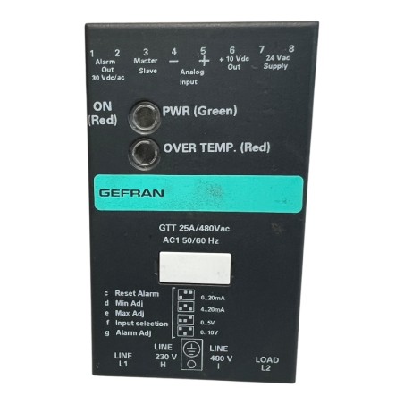 GEFRAN GTT-25/480-0 Relais statique 25A 480VAC