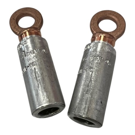 LOT DE 2 TE CONNECTIVITY SIMEL XCX 95 C1AU 95 (M) COSSE ALU-CUIVRE