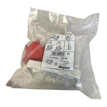 LEGRAND 055558 Prise saillie P17 16A 380-415VAC 3P+N+T IP44