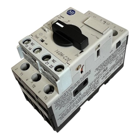 ALLEN-BRADLEY 140M-C2E-B16 Sér.B Disjoncteur 3P 1.6A + 140M-C-AFA11 Contacts aux