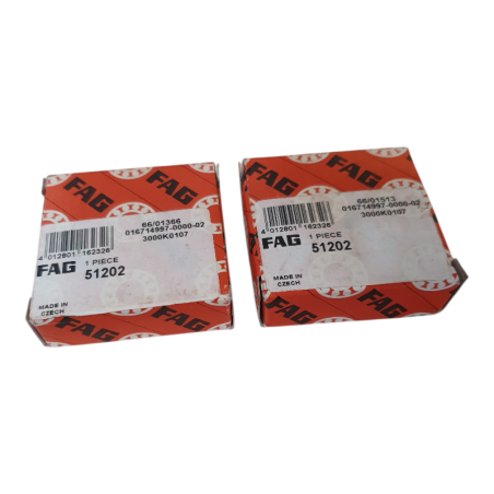 Lot de 2 FAG 51202 Roulement à billes
