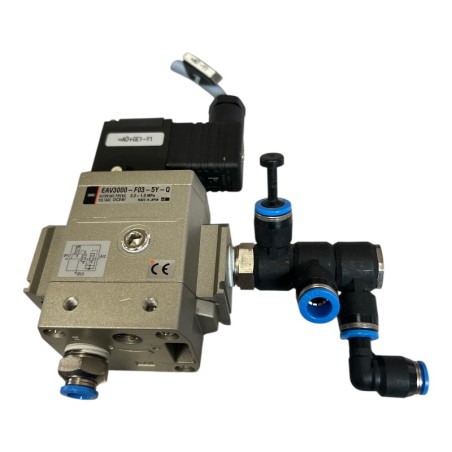 SMC EAV3000-F03-5Y-Q Electrovanne à démarrage progressif 24VDC 0.2-1.0MPa