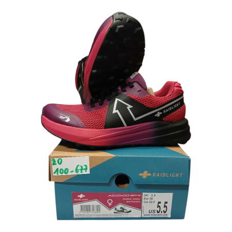 RAIDLIGHT ASCENDO MP+W BASKET FUSHSIA FEMME TAILLE  36EU US5,5 UK3,5 22,5CM