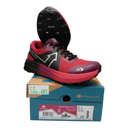 RAIDLIGHT ASCENDO MP+W BASKET FUSHSIA FEMME TAILLE 39EU US8 UK6 25CM