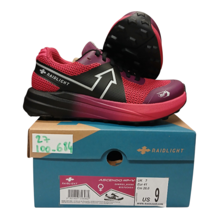 RAIDLIGHT ASCENDO MP+W BASKET FUSHSIA FEMME TAILLE 41EU US9 UK7 26CM