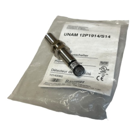 BAUMER UNAM 12P1914/S14 Détecteur de proximité à ultrasons