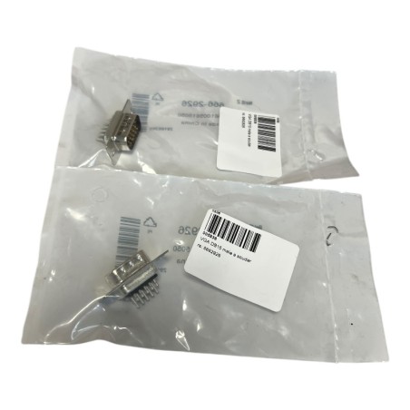 LOT DE 2 HARTING 0951005615050 Connecteur VGA DB15 Mâle à souder