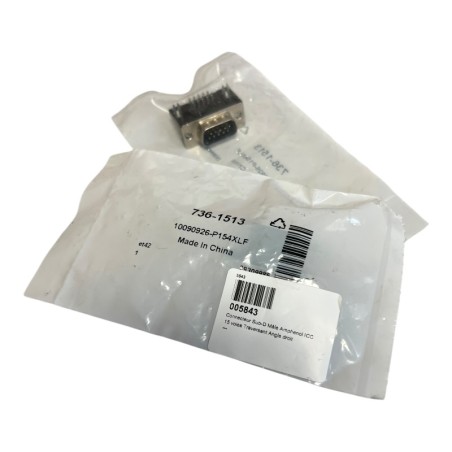 LOT DE 2 AMPHENOL 10090296-P154XLF Connecteur Sub-D Mâle