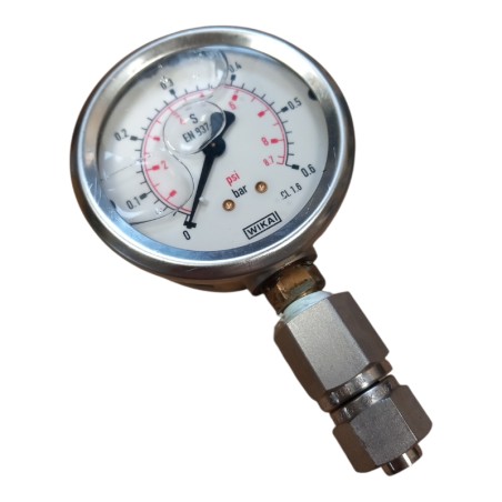 WIKA MANOMETRE 0-0.6 bar CL 1.6 EN837-1