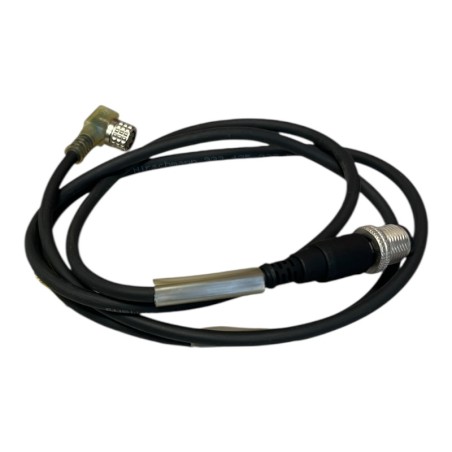 HIRSCHMANN 933435-023 Câble pour capteur Mâle M8 droit vers Mâle Coudé (1 mètre)